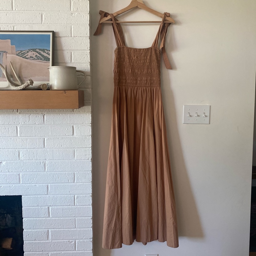 Dôen Jasmine Dress in Adobe size Small